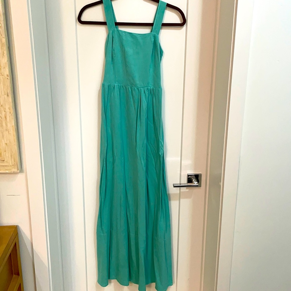 Turquoise maxi dress